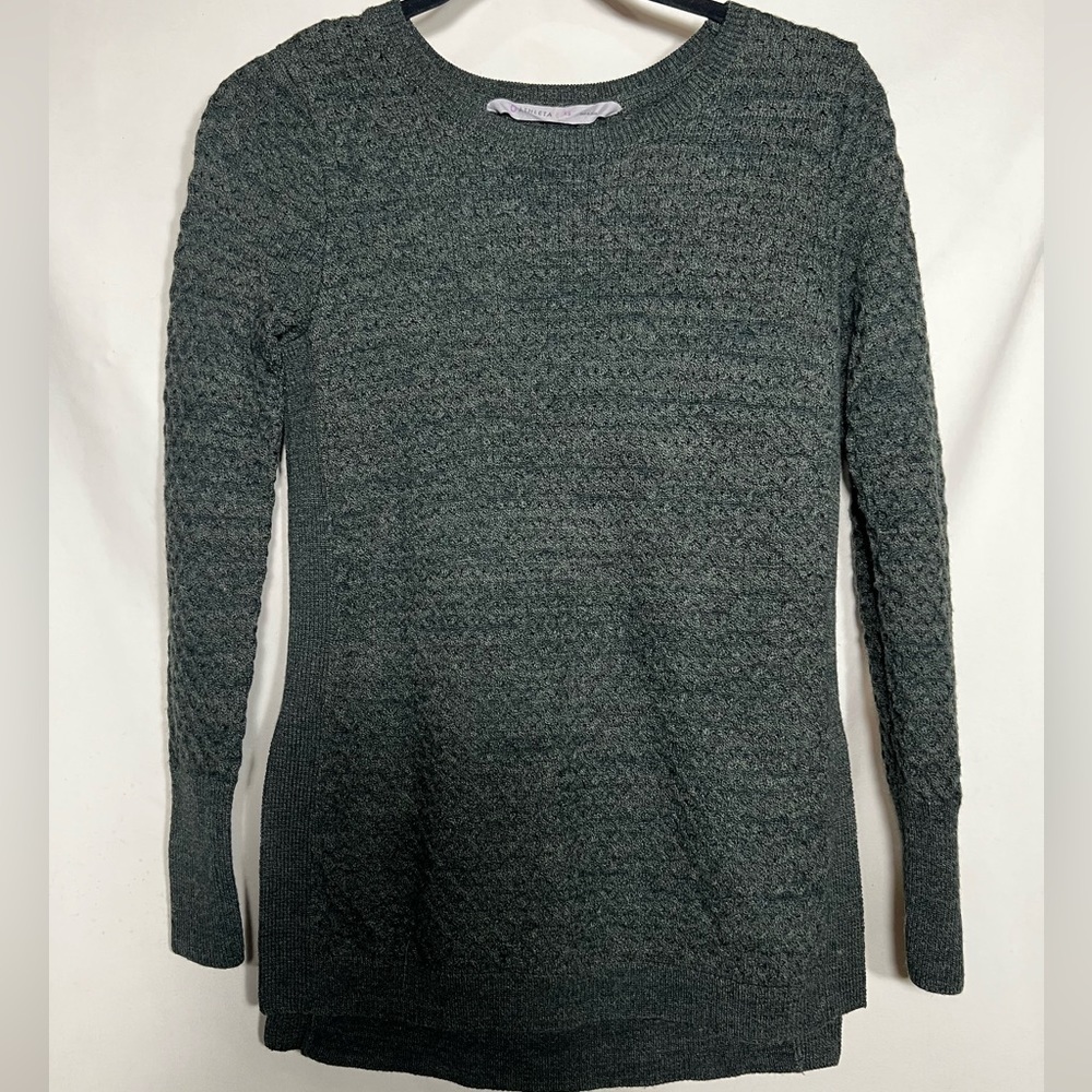 Athleta Honeycomb Merino Wool Sweater